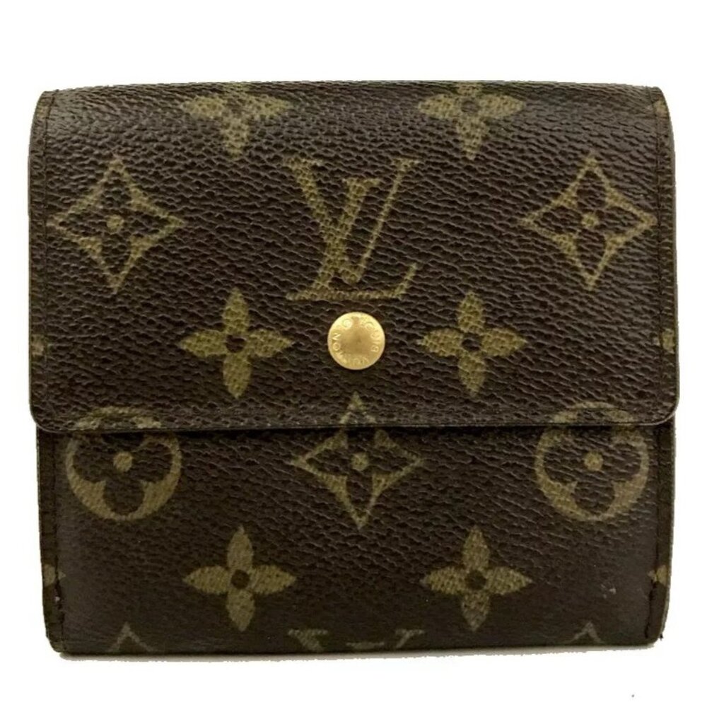 💖LOUIS VUITTON💖Monogram Portefeiulle Elise Trifold Wallet | Brown | Unisex